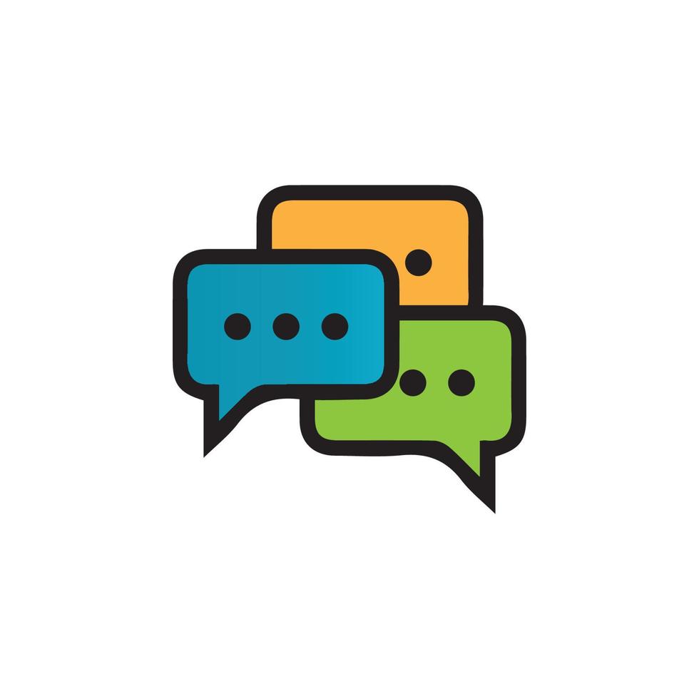 Speech bubble icon vector illustration