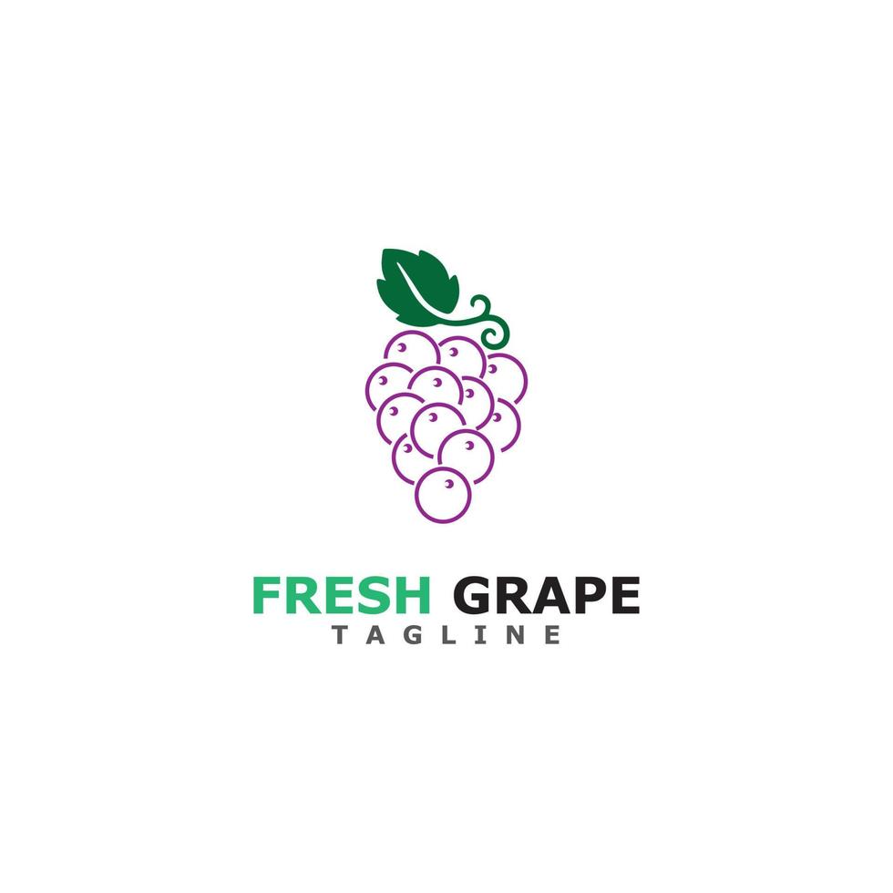 Grapes vector icon illustration design