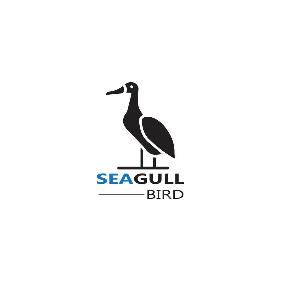 Seagull  Bird logo icon  vector designs