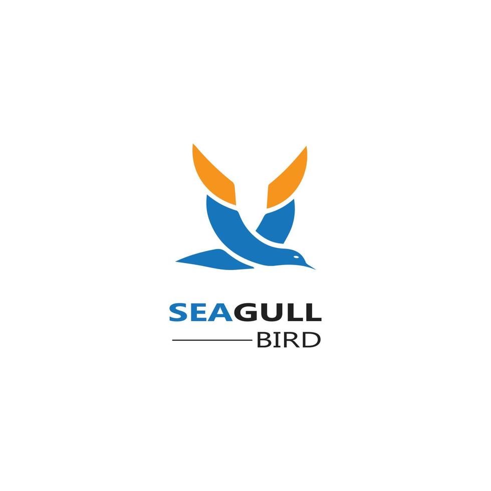 Seagull  Bird logo icon  vector designs