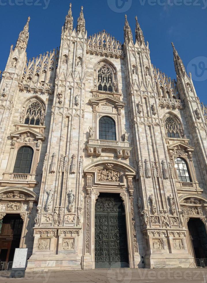 Cathedral church in Milan photo