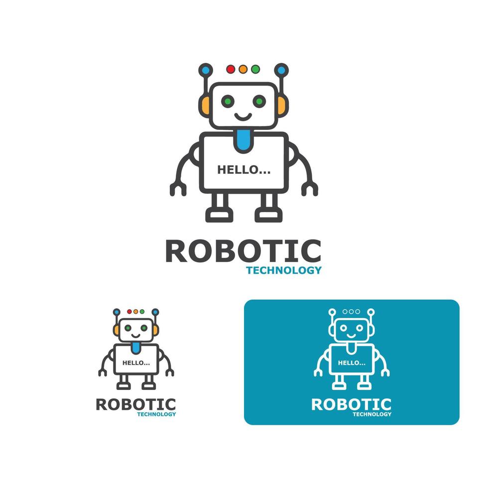 Robot icon vector