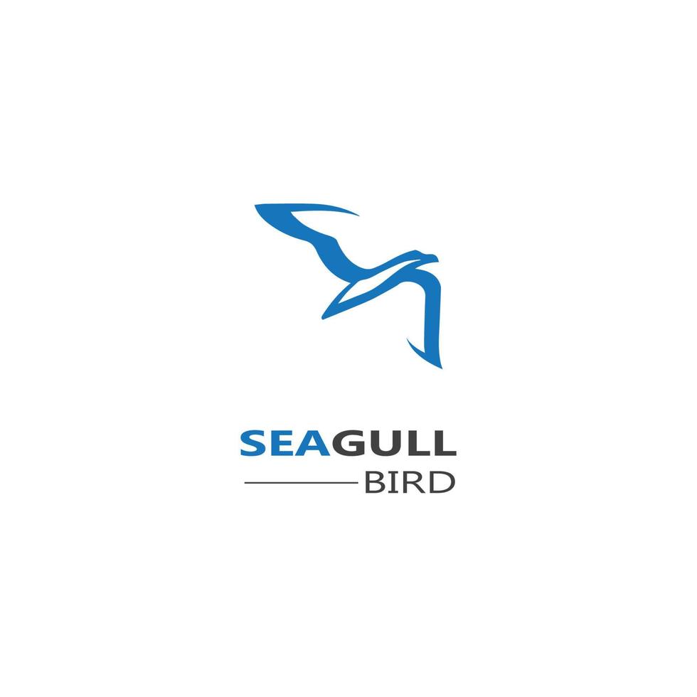 Seagull  Bird logo icon  vector designs