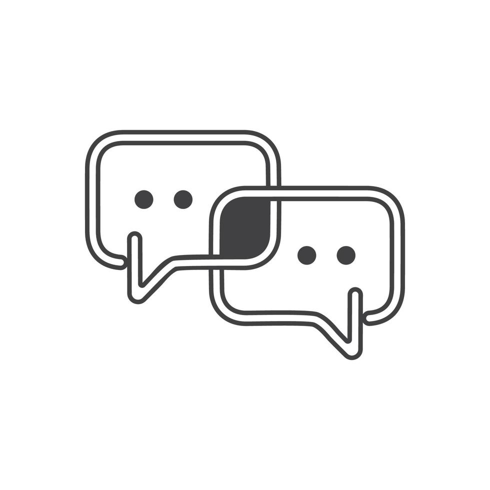 Speech bubble icon vector illustration