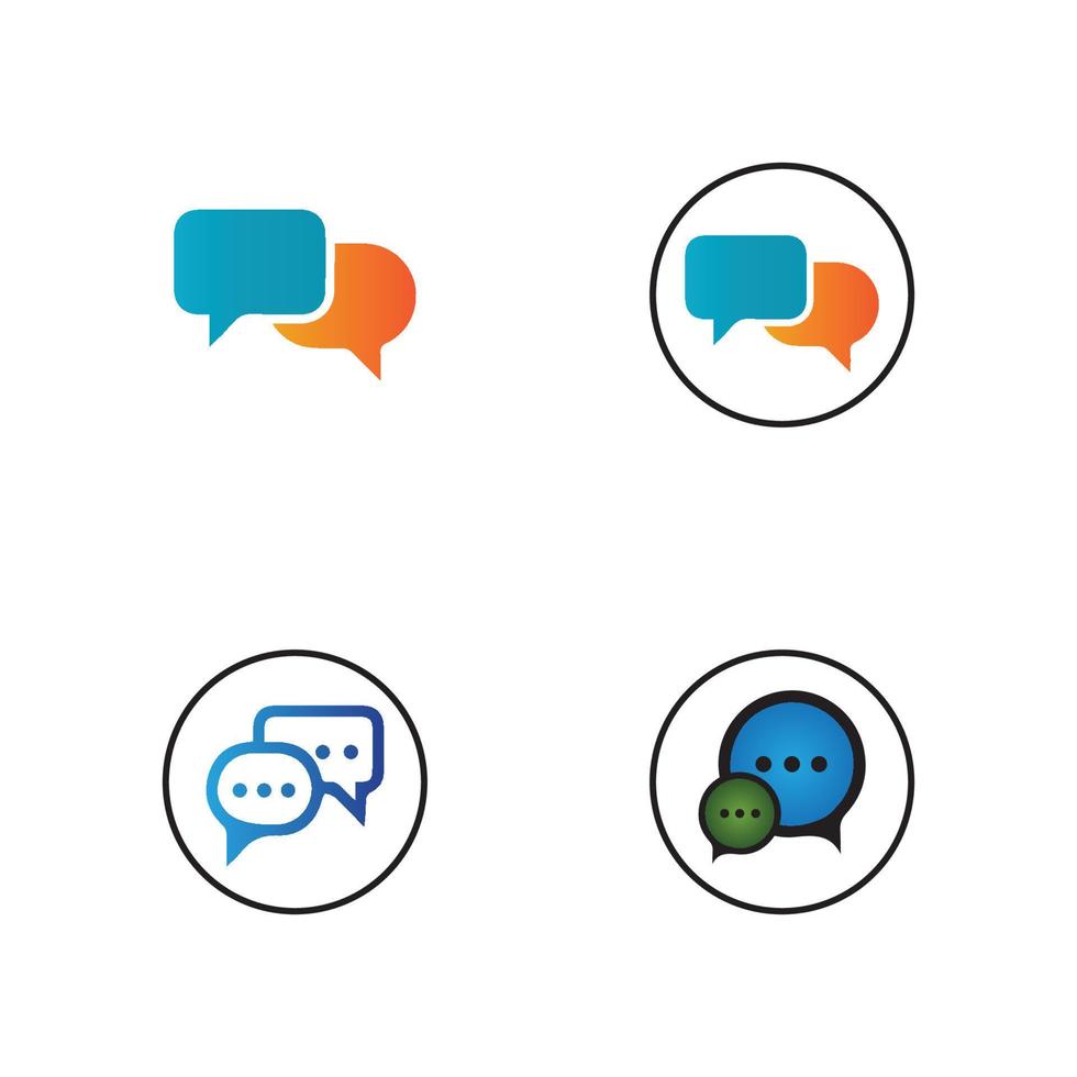 Speech bubble icon vector illustration