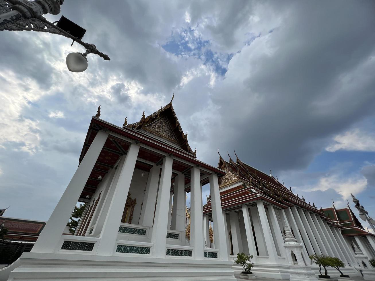 ancient place ancient thai temple sacred things thailand photo