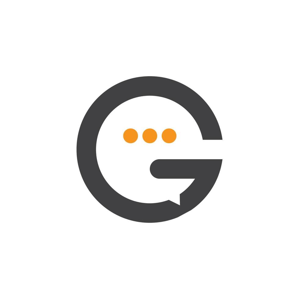 plantilla de logotipo de letra g vector