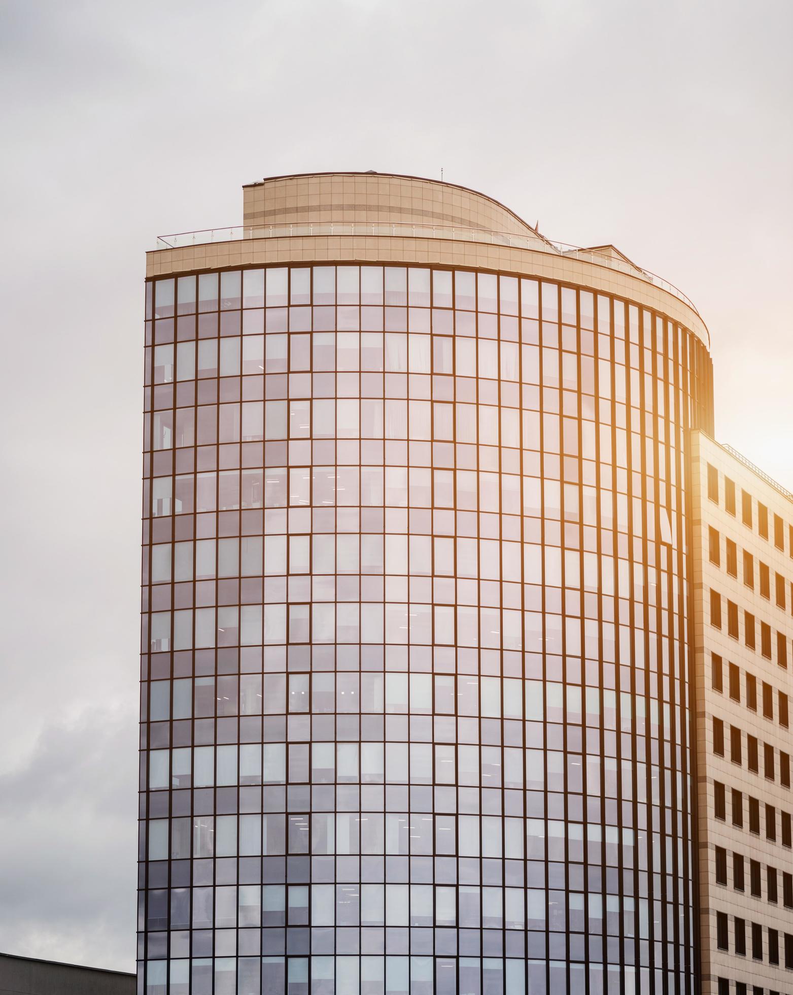 Minsk Belarus July 2022 Modern Office Building 9804958 Stock Photo