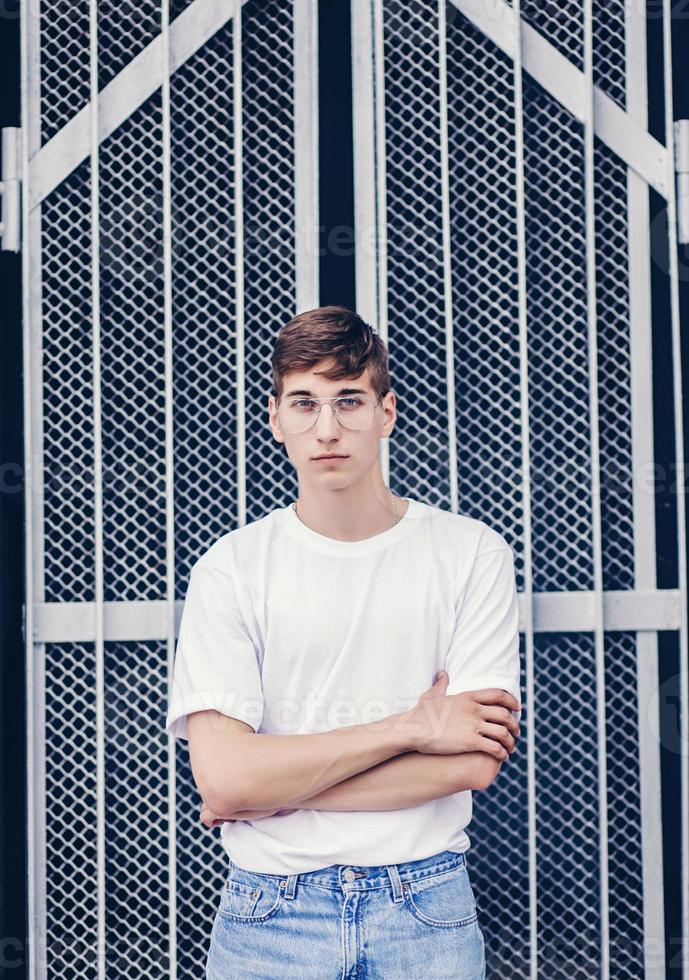 stylish young man photo