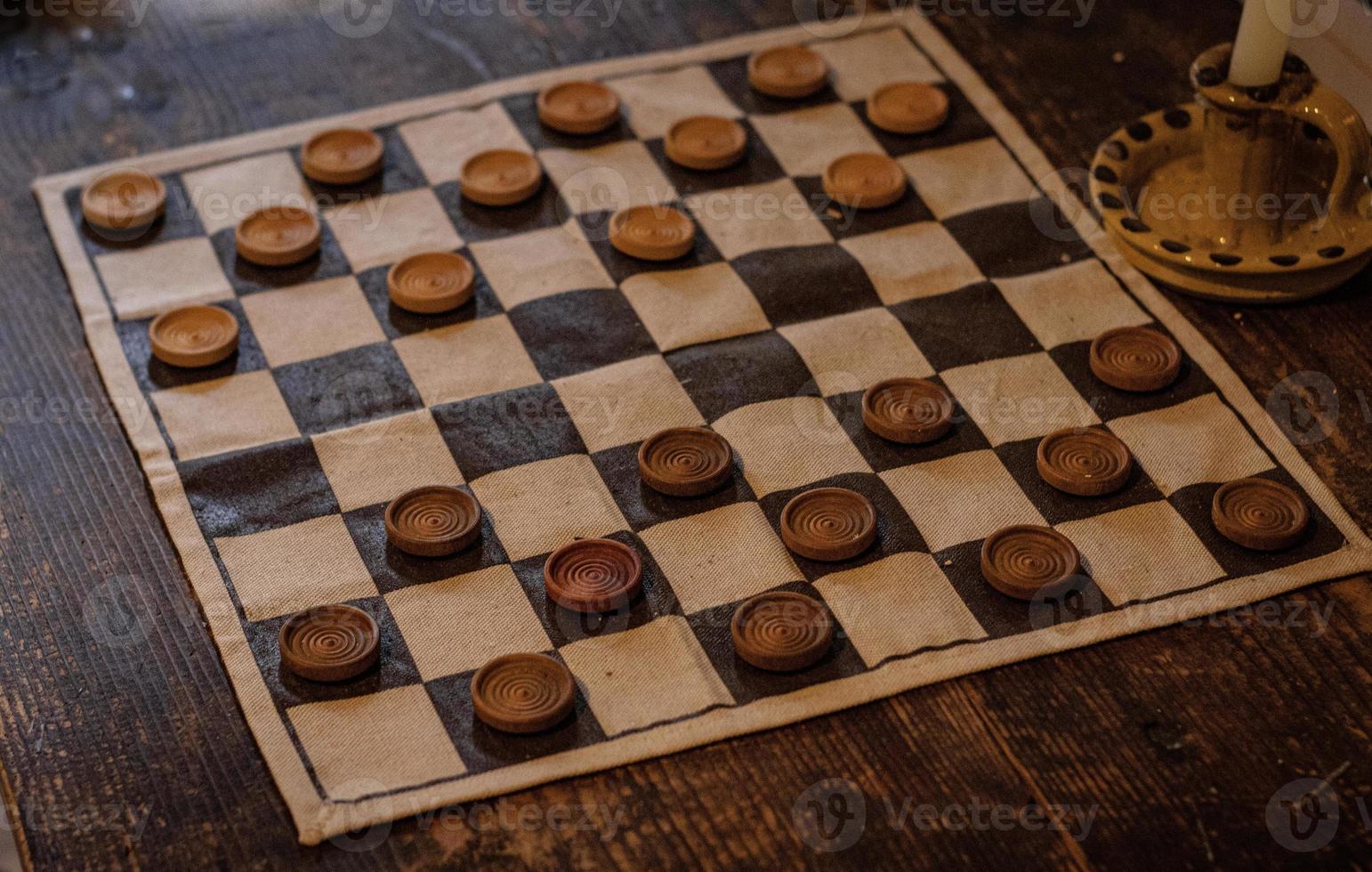 vintage checkers board photo