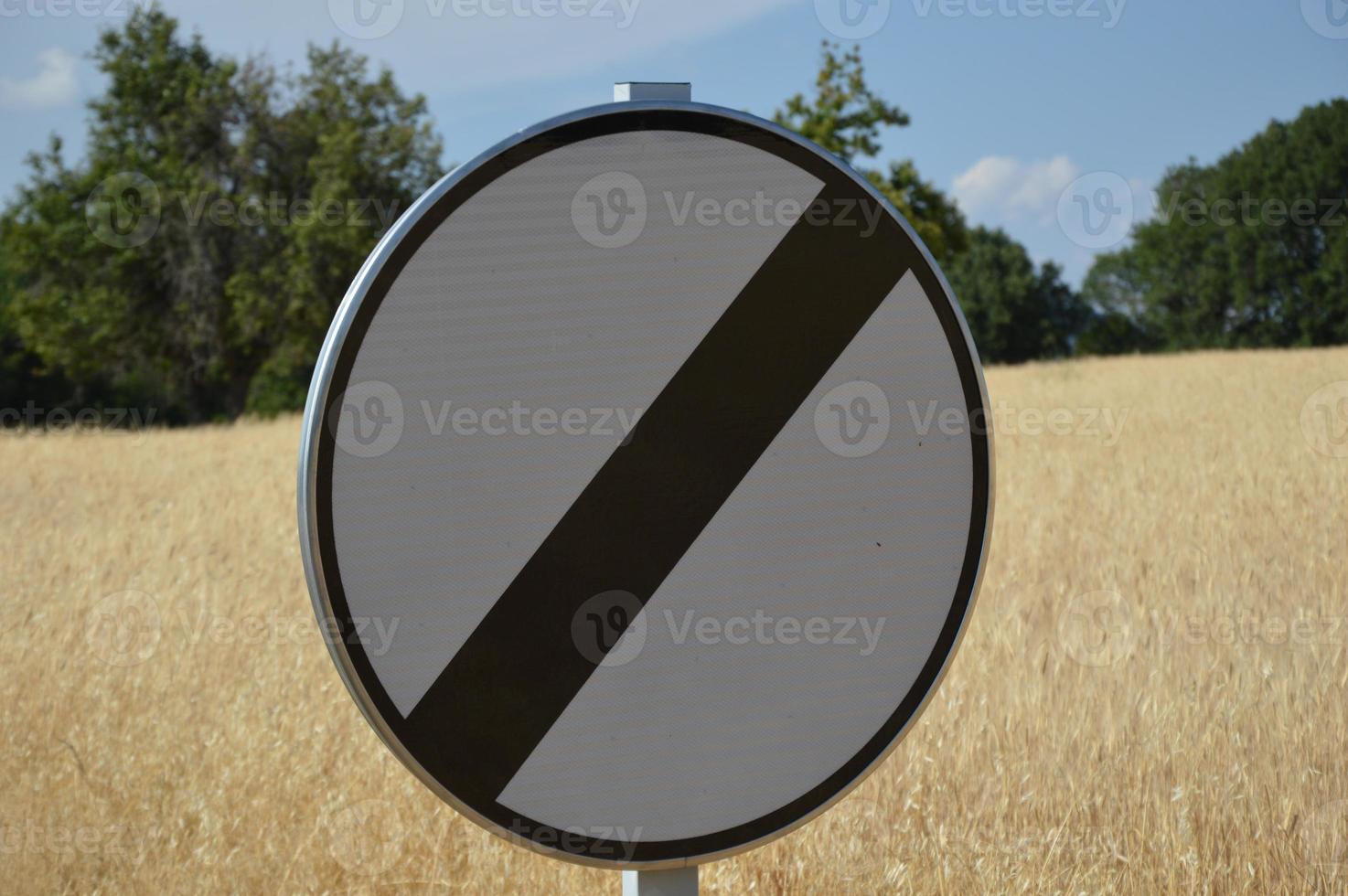 Road sign from france photo