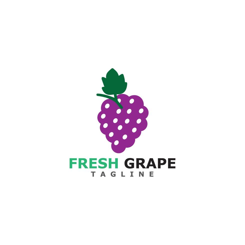 Grapes vector icon illustration design