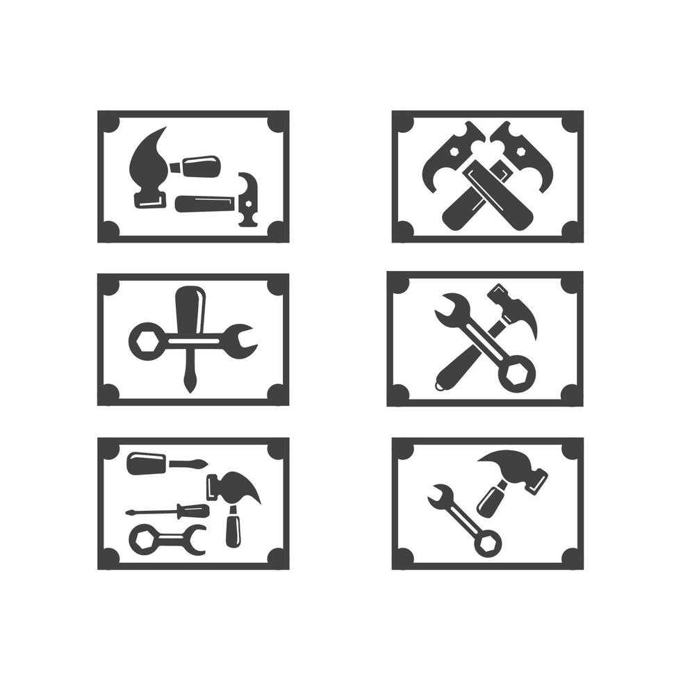 Service Tools vector icon illustration design template
