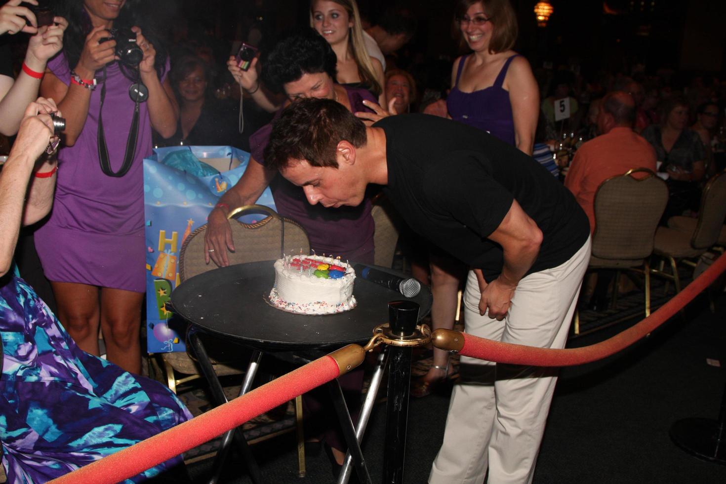 LOS ANGELES, AUG 26 - Christian LeBLanc, French Fans attending the Young and Restless Fan Dinner 2011 at the Universal Sheraton Hotel on August 26, 2011 in Los Angeles, CA photo