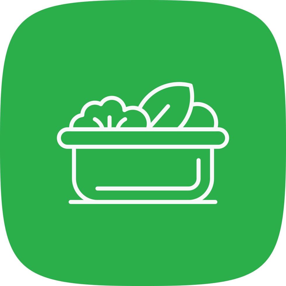 Salad Line Round Corner vector