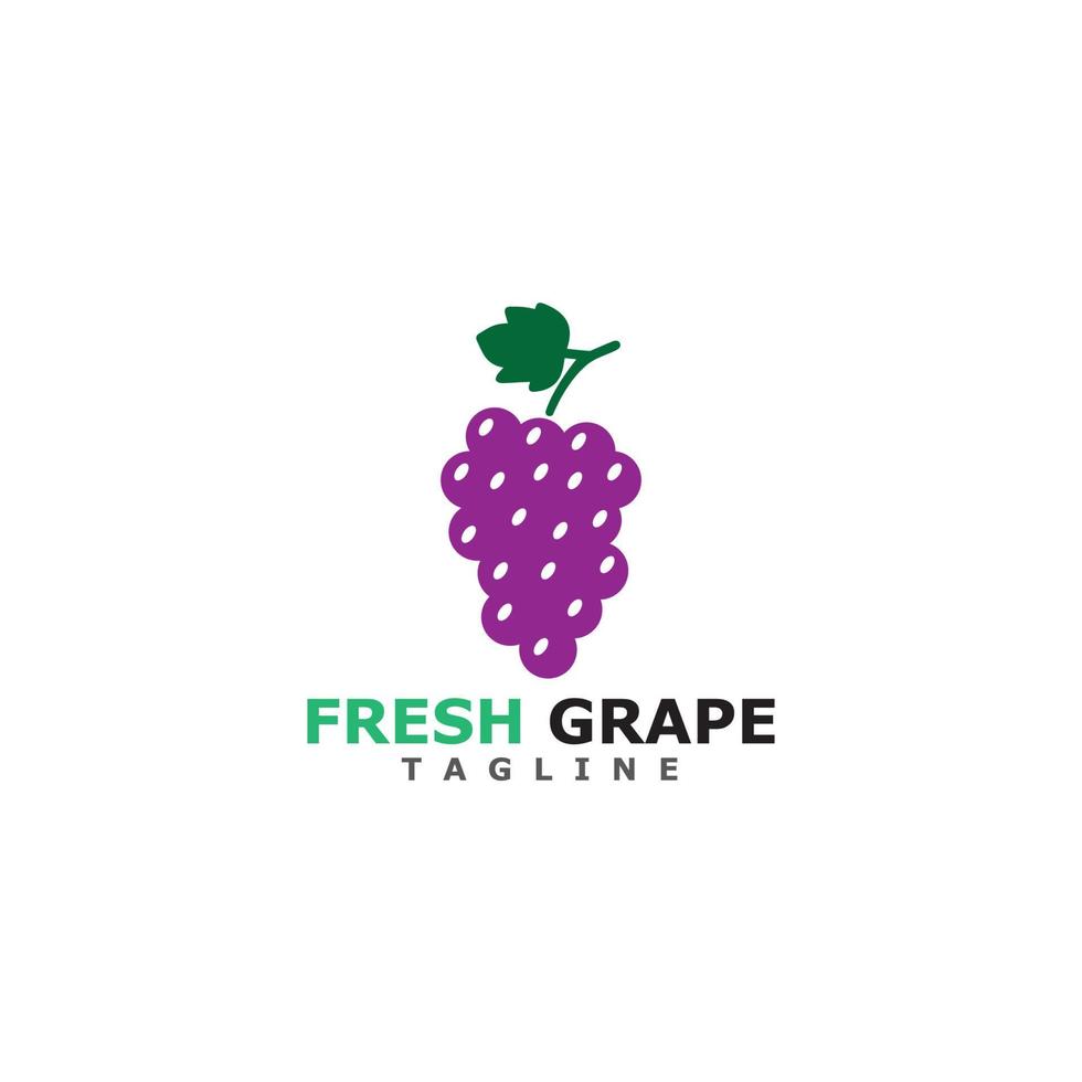 Grapes vector icon illustration design