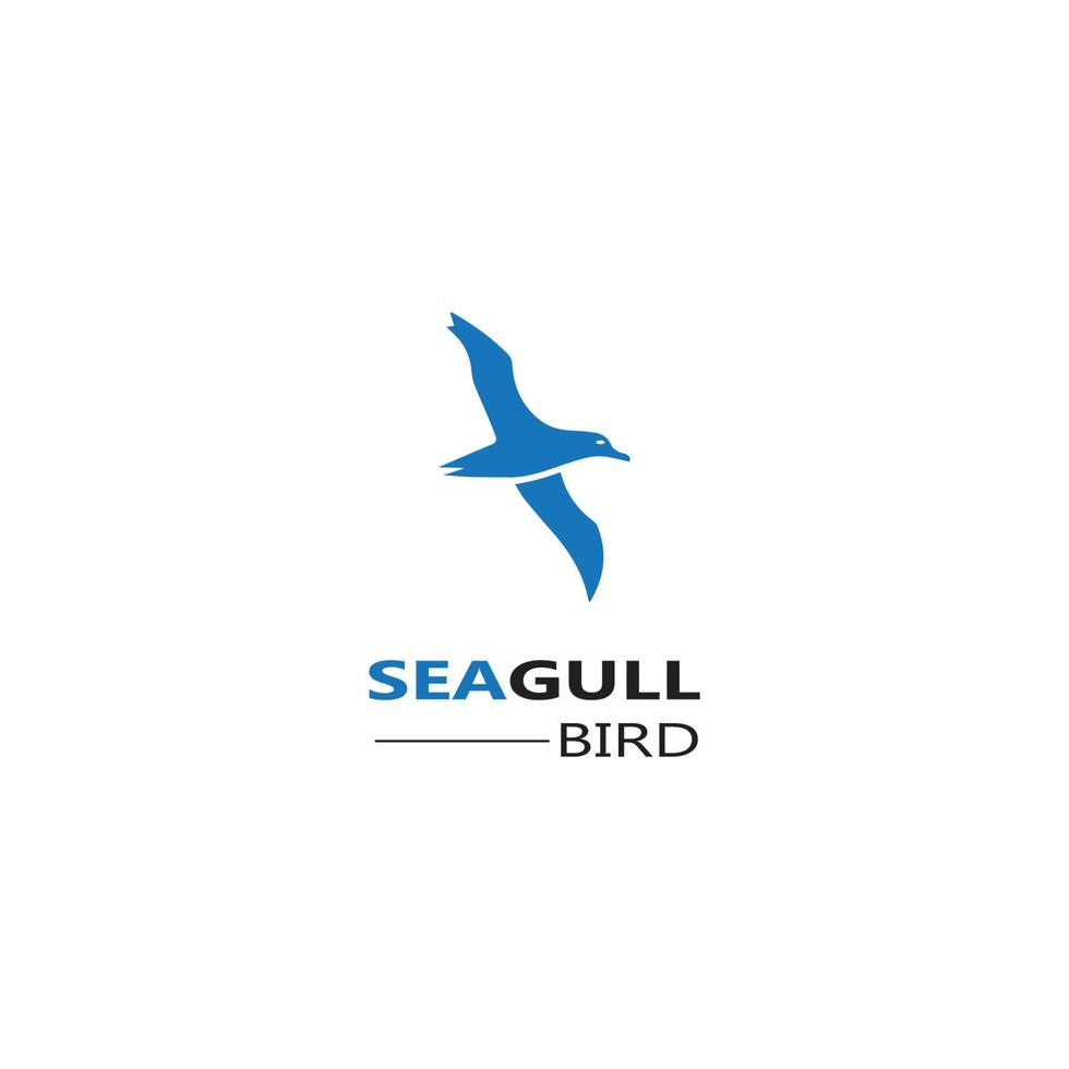 Seagull  Bird logo icon  vector designs