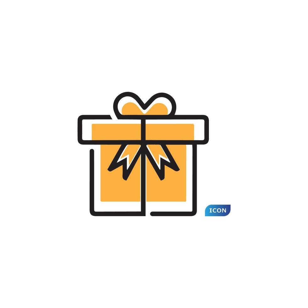 Gift Box Icon Vector