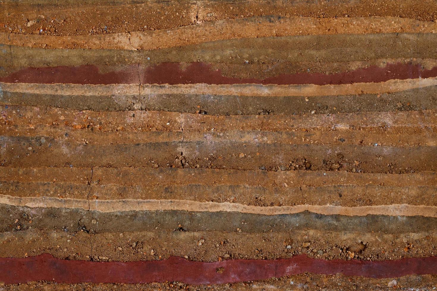 Background texture of stone layer wall photo