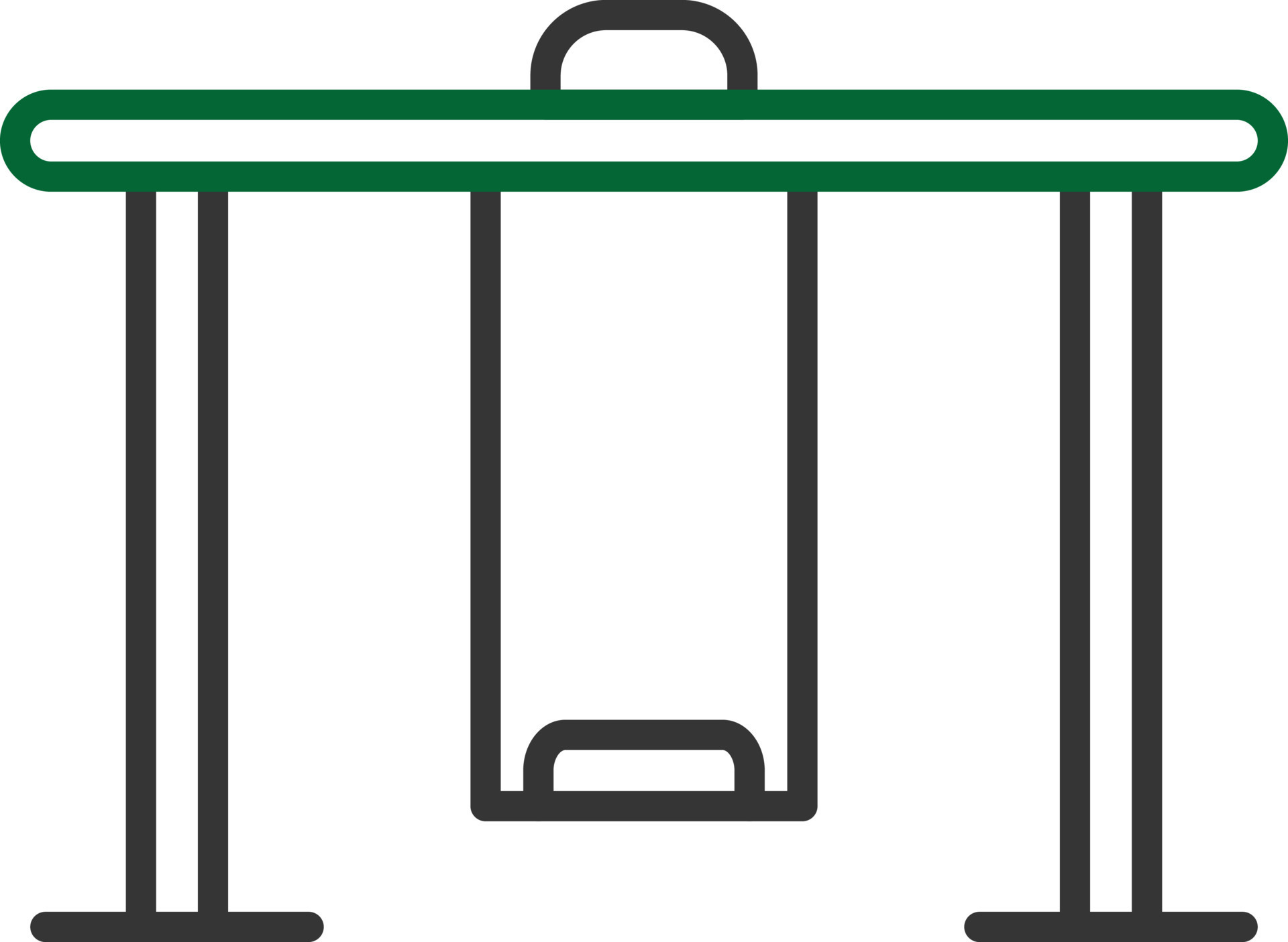 Swing Line Two Color 9806277 Vector Art at Vecteezy