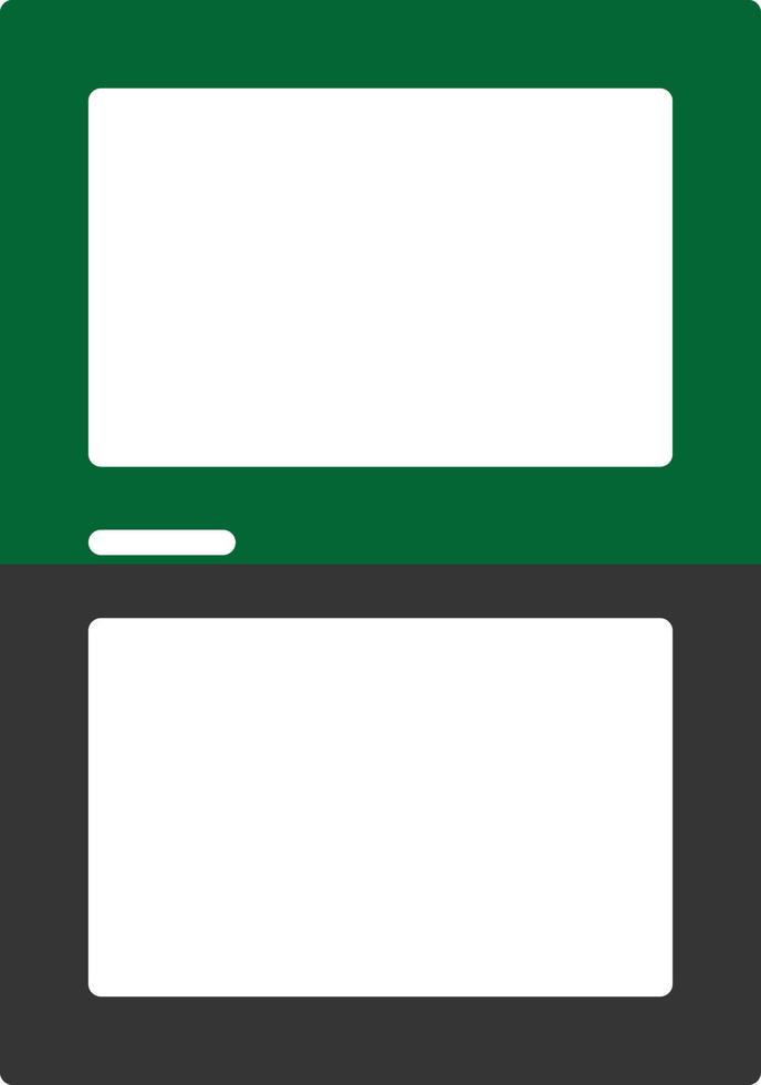 Door Line Round Corner vector