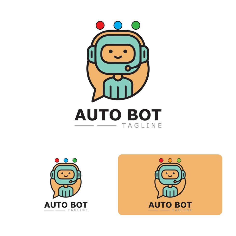 vector icono de robot