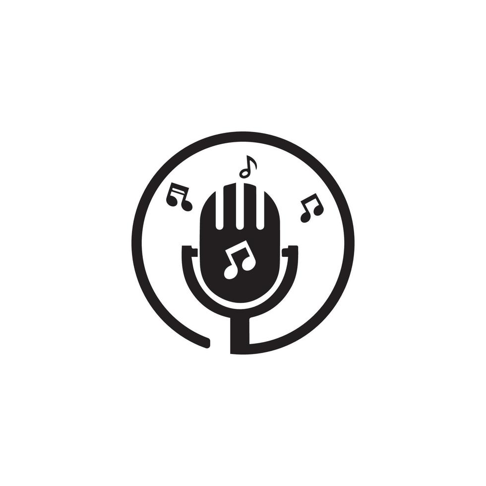 Microphone Icon vector Design Template