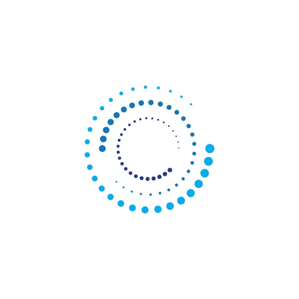halftone circle dots vector illustration design
