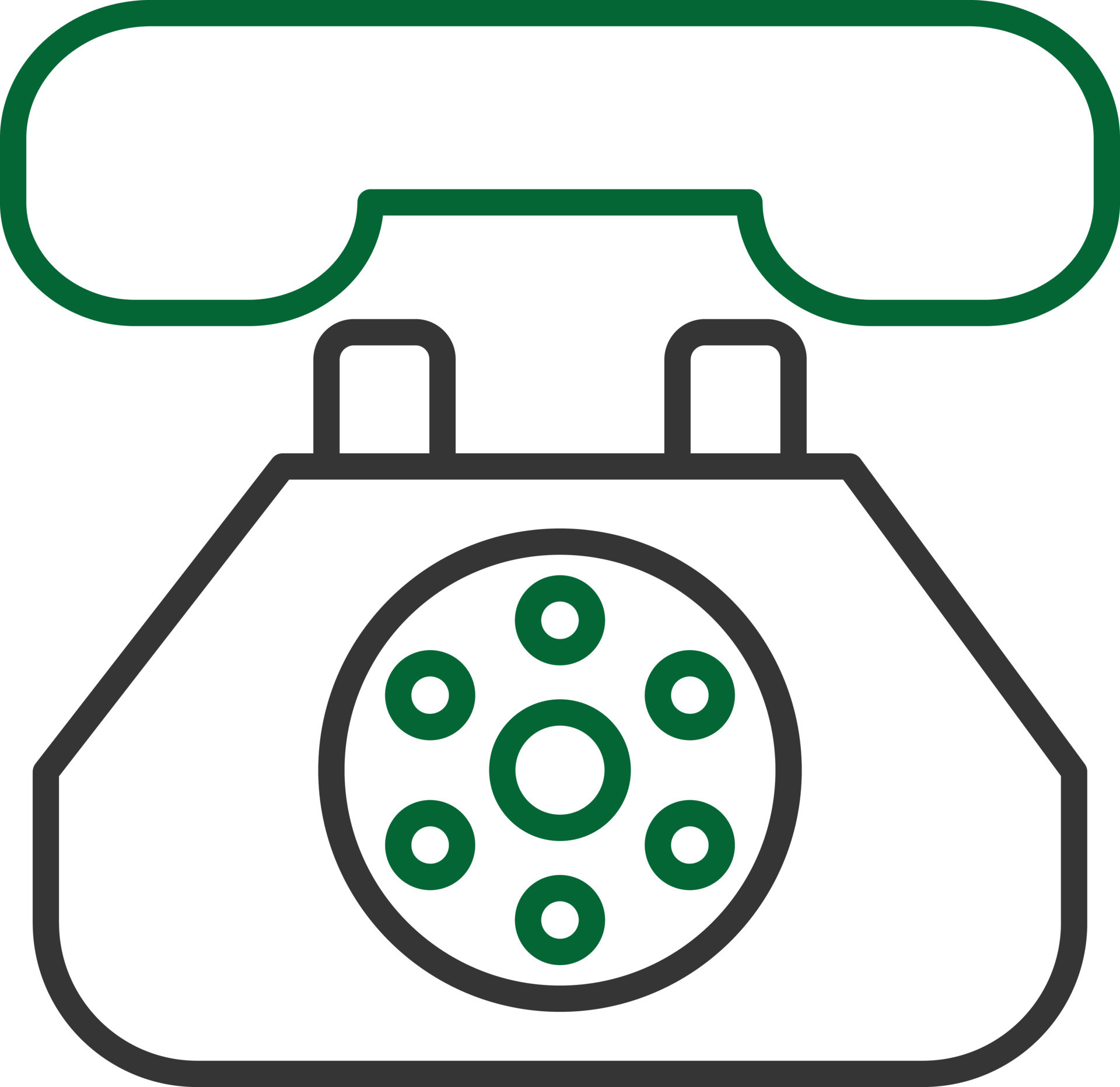 Land Line Phone Line Two Color 9807109 Vector Art at Vecteezy