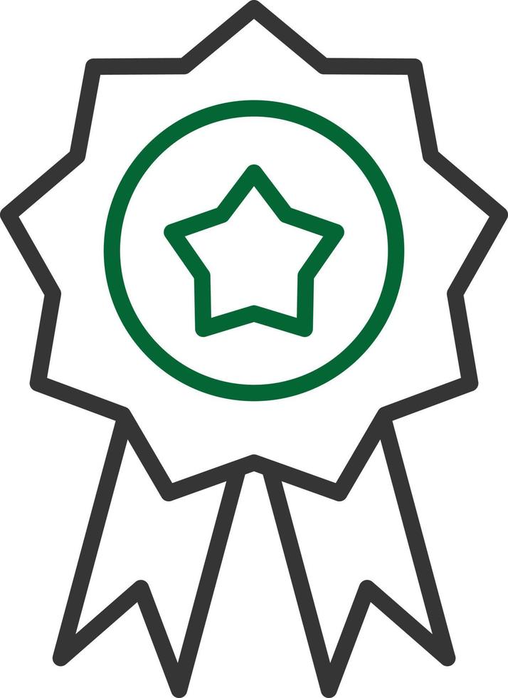 Badge Line Two Color vector