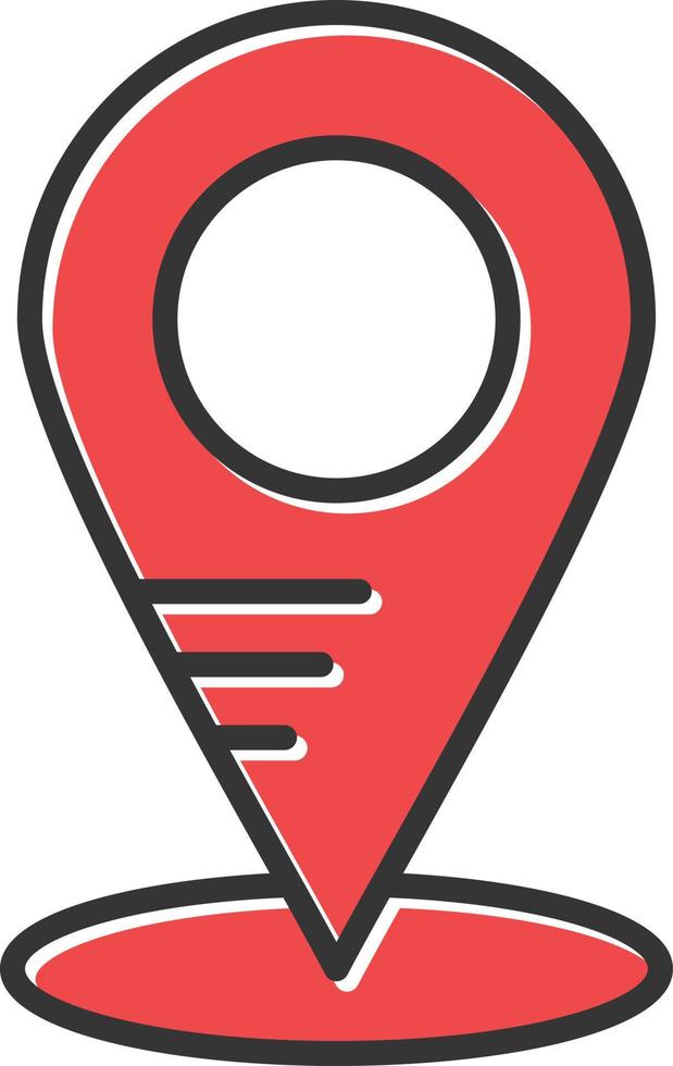 Location Filled Icon vector