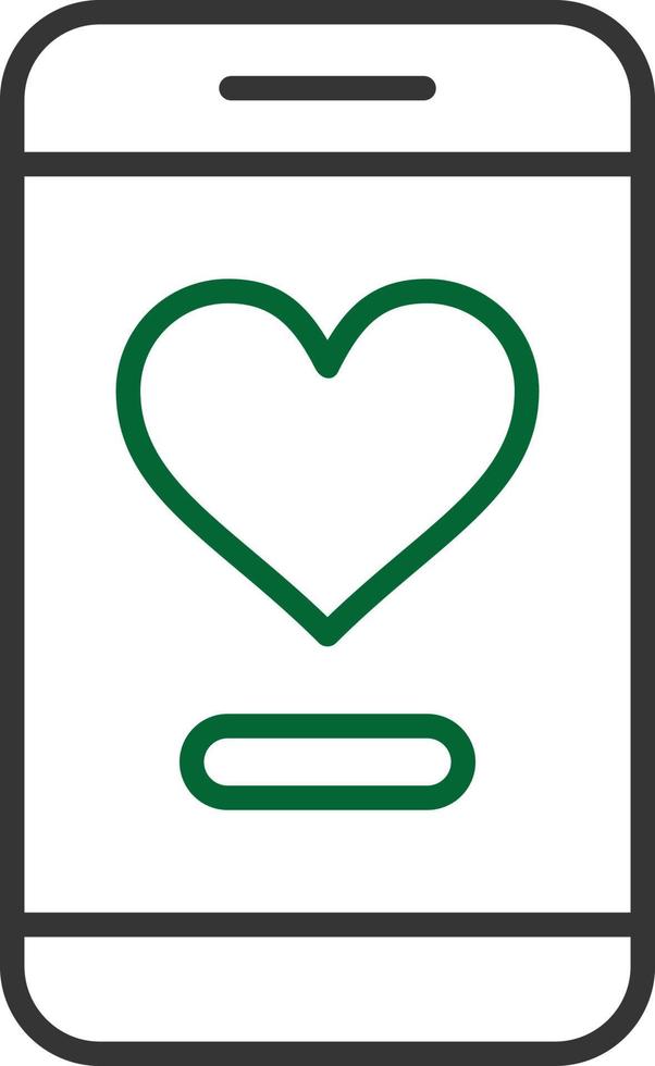 Online Donation Line Two Color vector