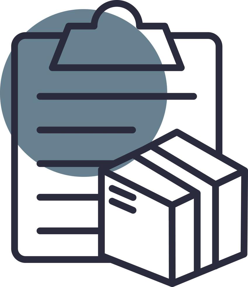 Event Logistics Filled Icon vector