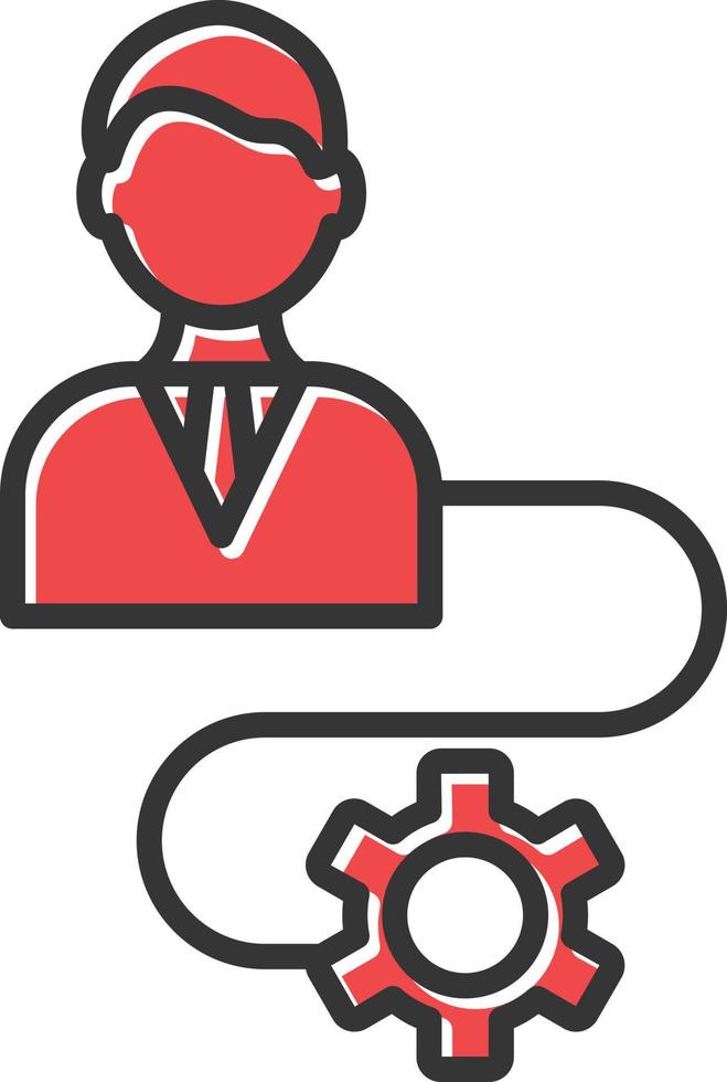 Personalization Filled Icon vector