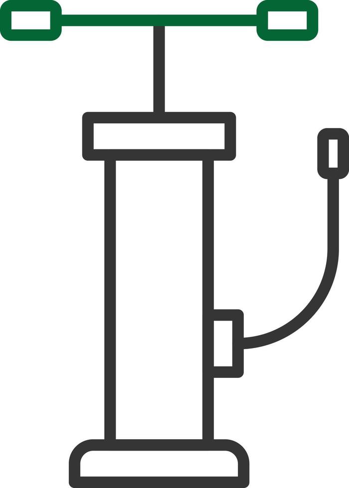 Air Pump Line Two Color vector