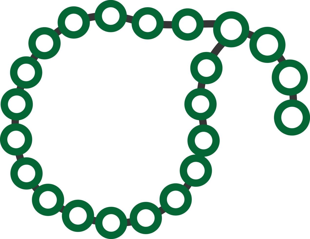 Tasbih Line Two Color vector