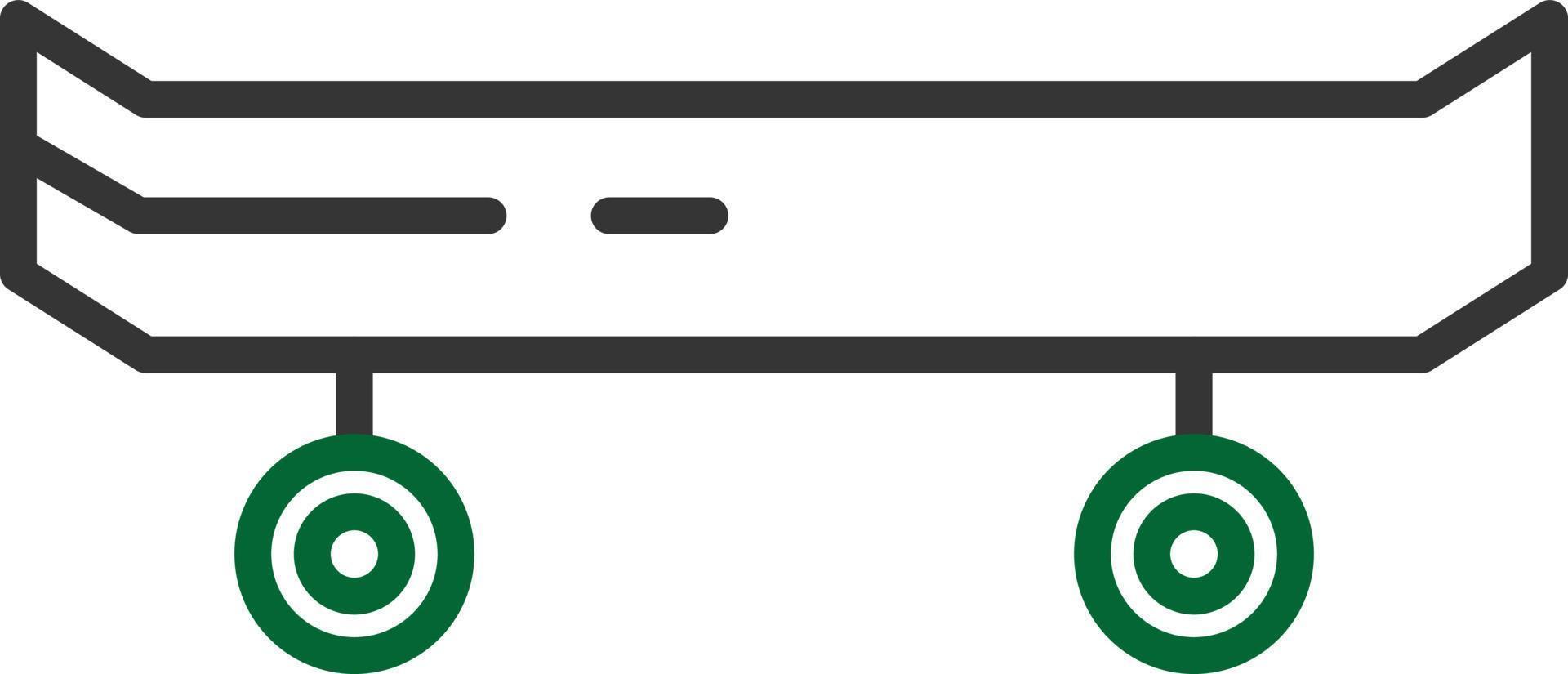 Skate Line Two Color vector