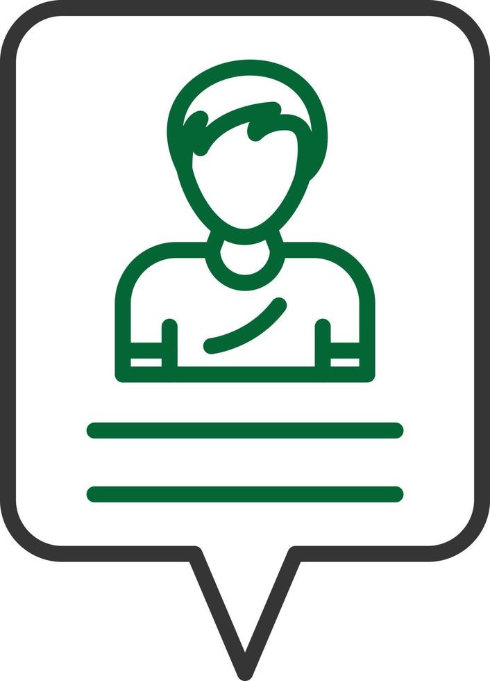 Follower Line Two Color vector