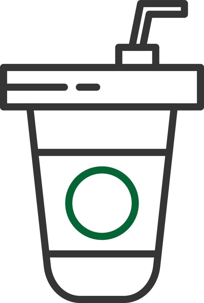 Soft Drink Line Two Color vector