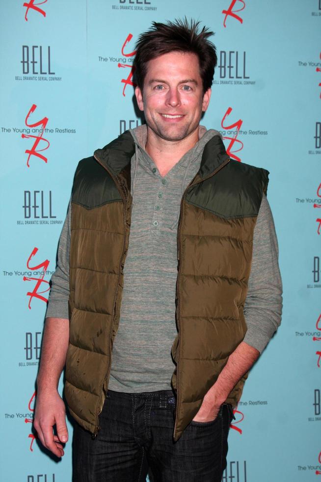 LOS ANGELES, MAR 18 - Michael Muhney arriving at The Young and the Restless 38th Anniversary Party Hosted by The Bell Family at Avalon Hotel on March 18, 2011 in Beverly HIlls, CA photo
