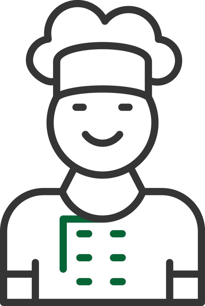 Chef Line Two Color vector