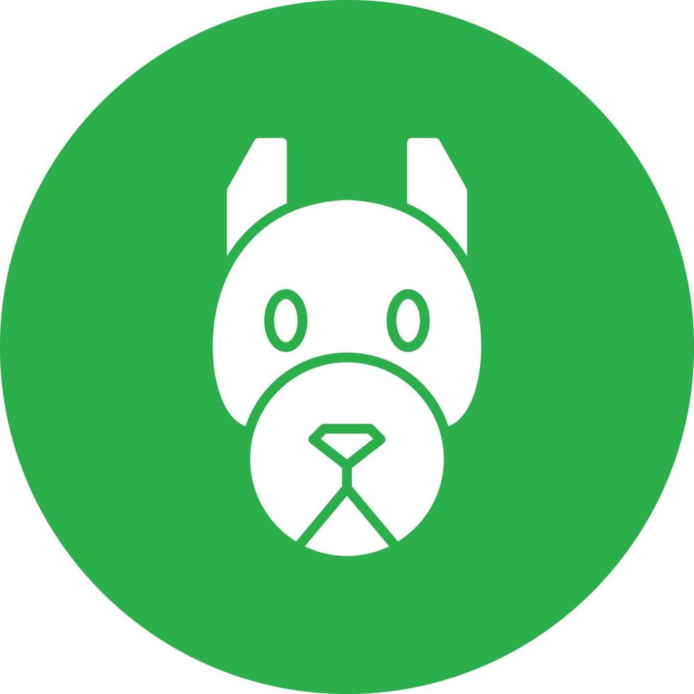 Dog Line Two Color vector