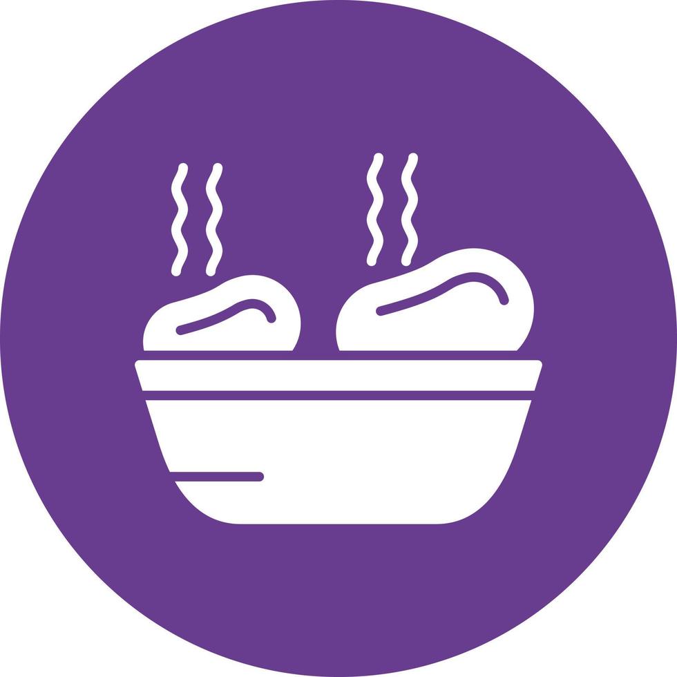 Roasted Potato Line Two Color vector
