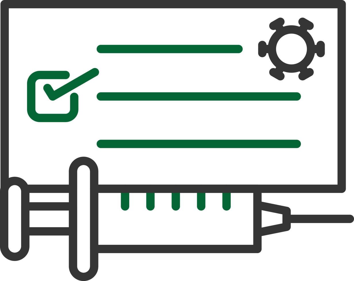 Line Two Colour Icon vector