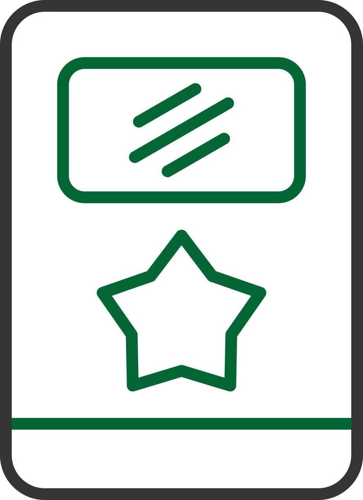 Line Two Colour vector