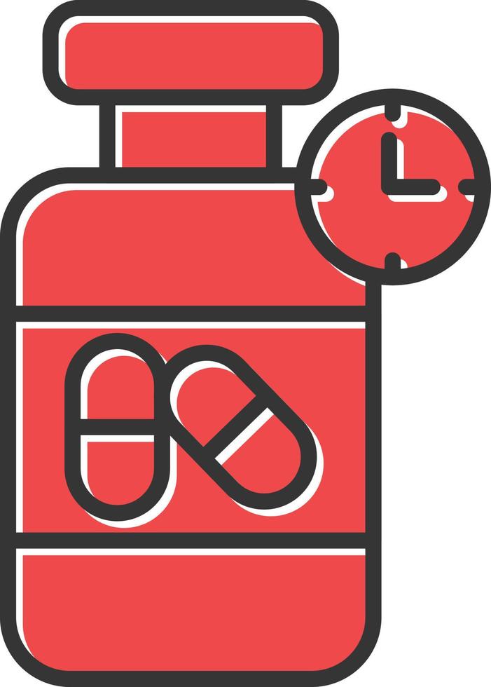 Medicine Filled Retro vector