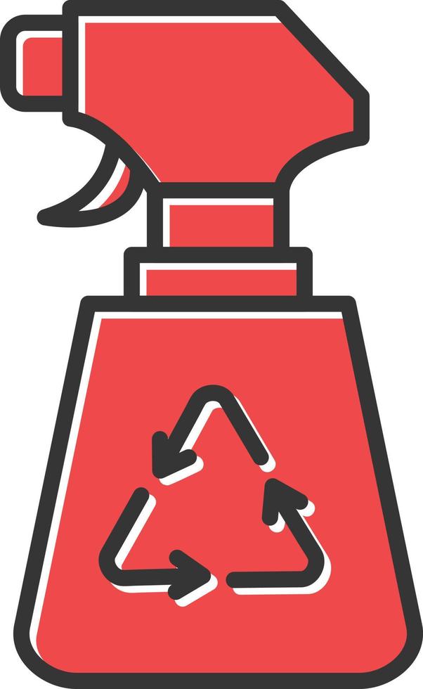 Spray Filled Retro vector