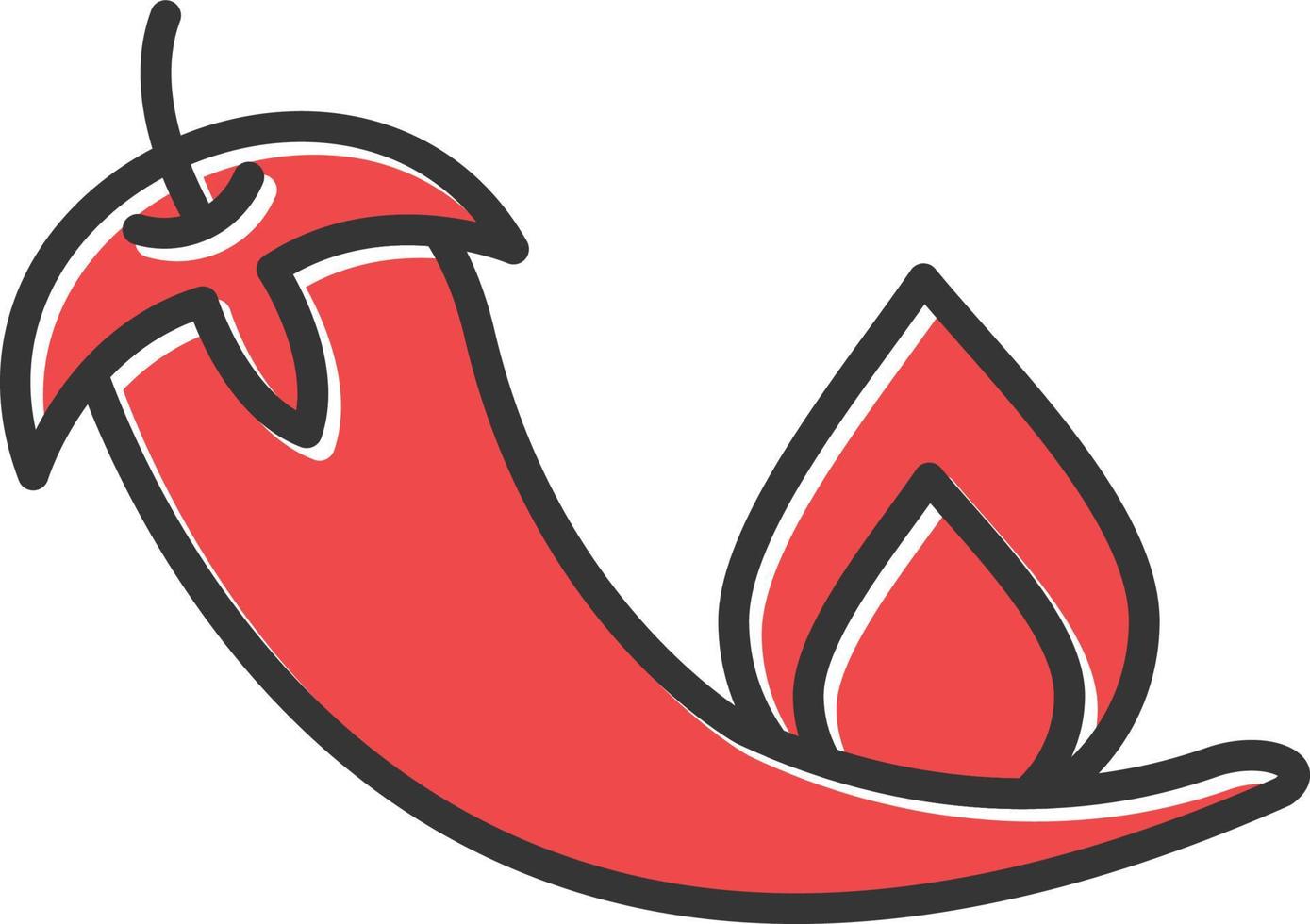 Pepper Filled Retro vector
