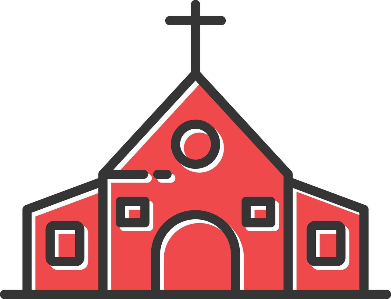 Church Filled Retro vector