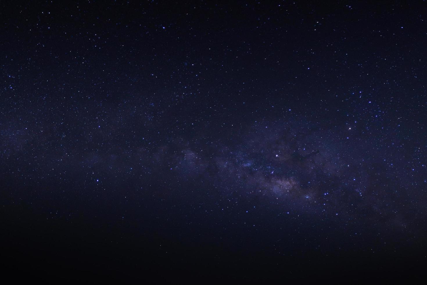 Milky way galaxy with stars and space dust in the universe photo
